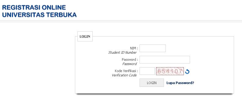 Cara Registrasi Online Universitas Terbuka ( UT ) | Solusi Mahasiswa UT