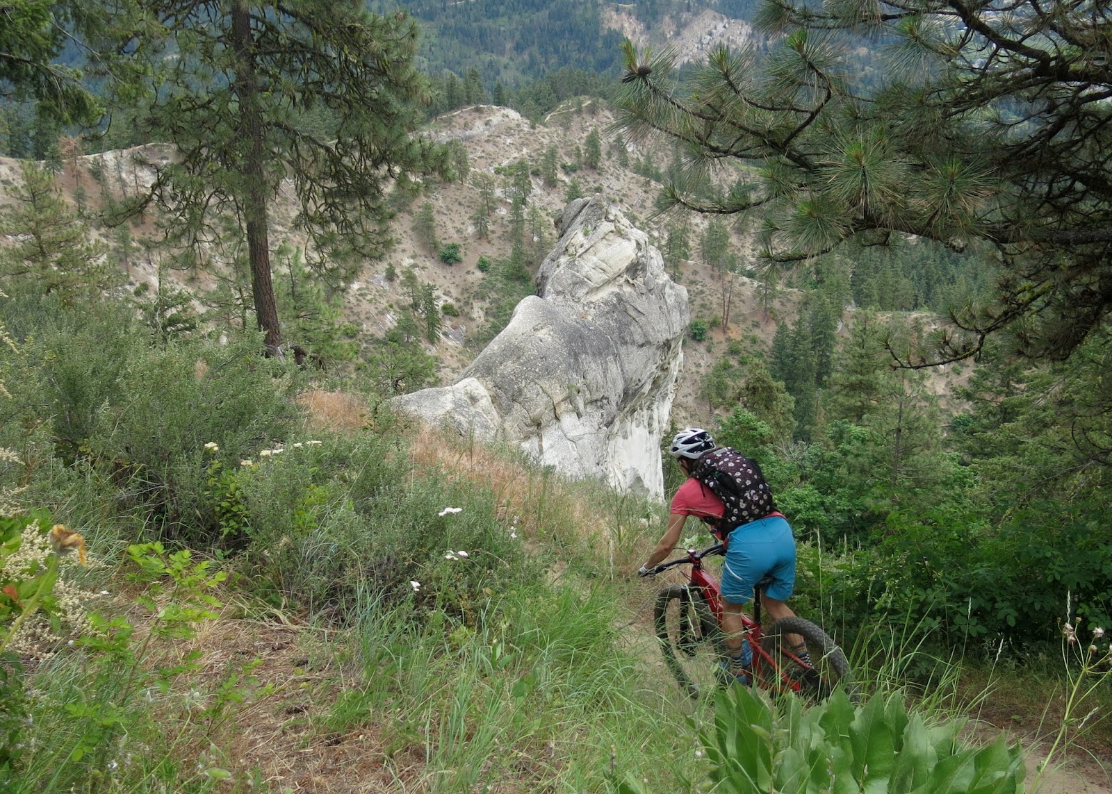Bloated Skiing June 11, Leavenworth Ski Hill Trails