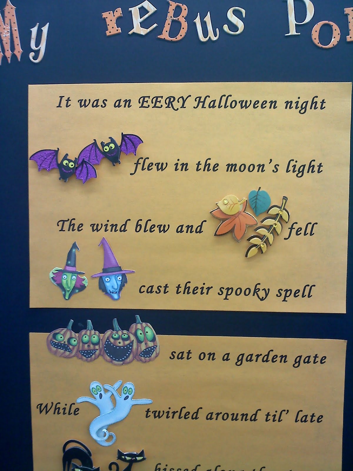 Adventures in Teaching Halloween Rebus Poem &amp; FREEBIE!