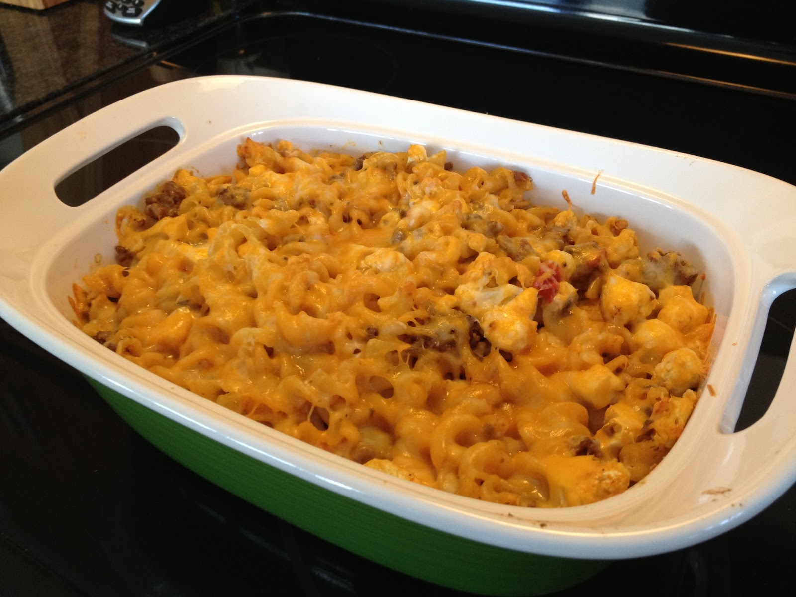 Life {R+S} Ground Beef Tomato Alfredo Garbage Casserole