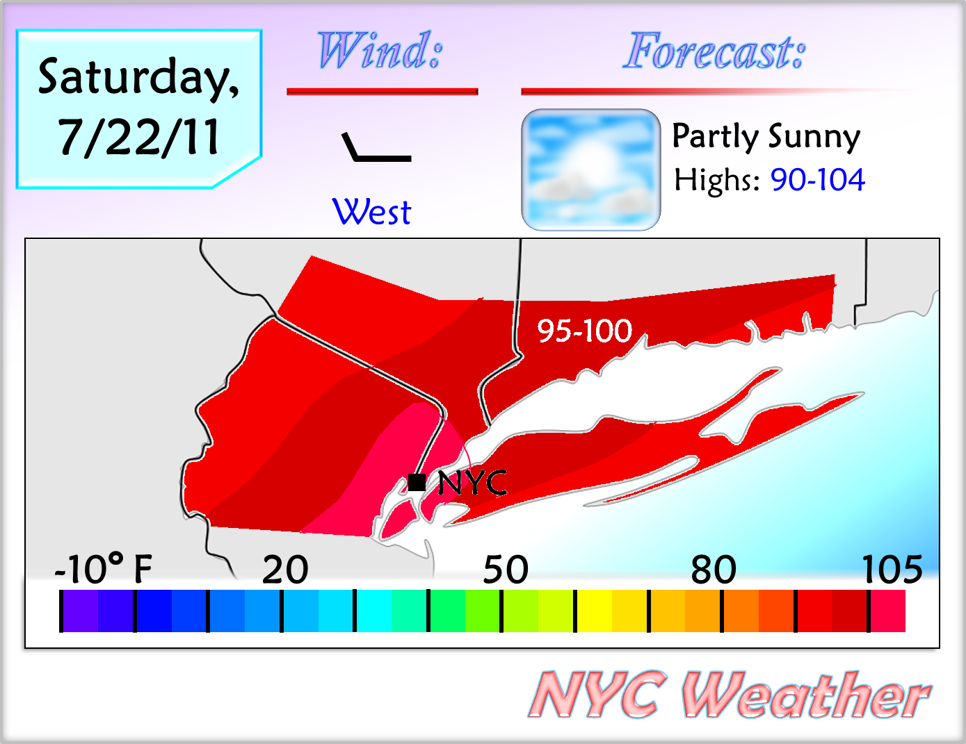 10 Day Weather Forecast New York Degrees Celsius Woman With