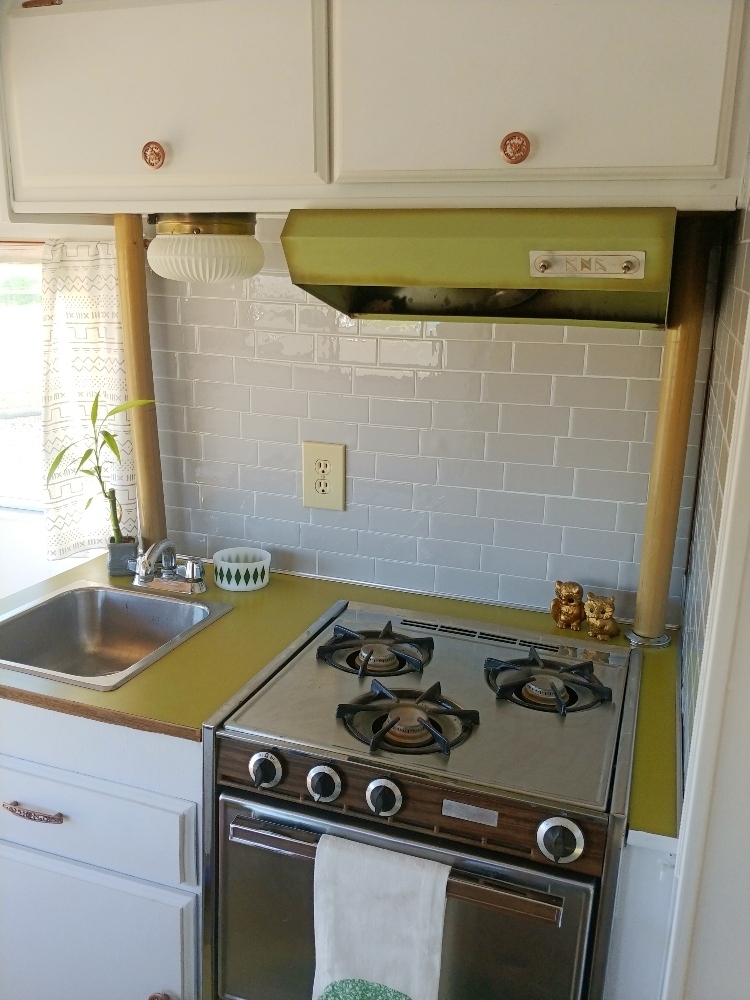 RV Kitchen Backsplash with Smart Tiles Little Vintage Cottage