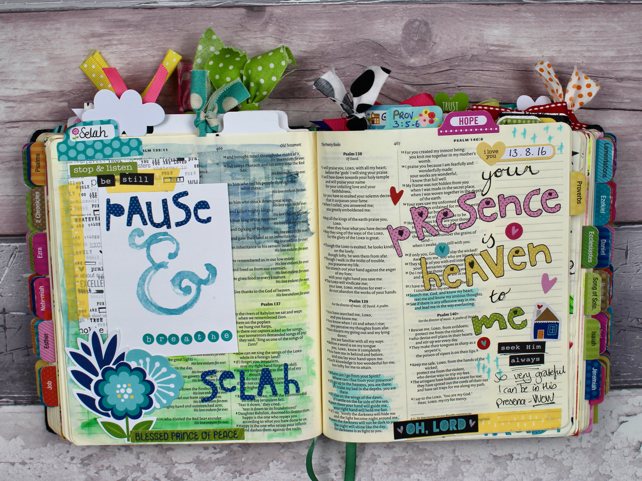 Bible Art Journaling UK My Bible Art Journaling Journey by Rachel Blundell