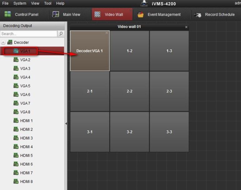 How to set Video Wall via iVMS4200 —