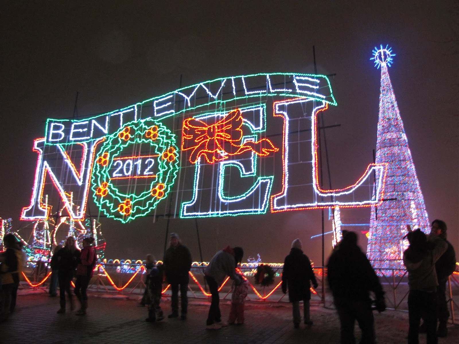 Bentleyville lights up Duluth's Bayfront Park. Photo by Lisa ...