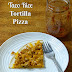 Taco Rice Tortilla Pizza {Leftover} Pizza Night!