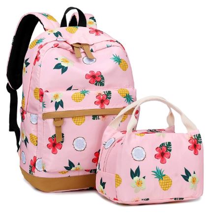 book bag and lunch box