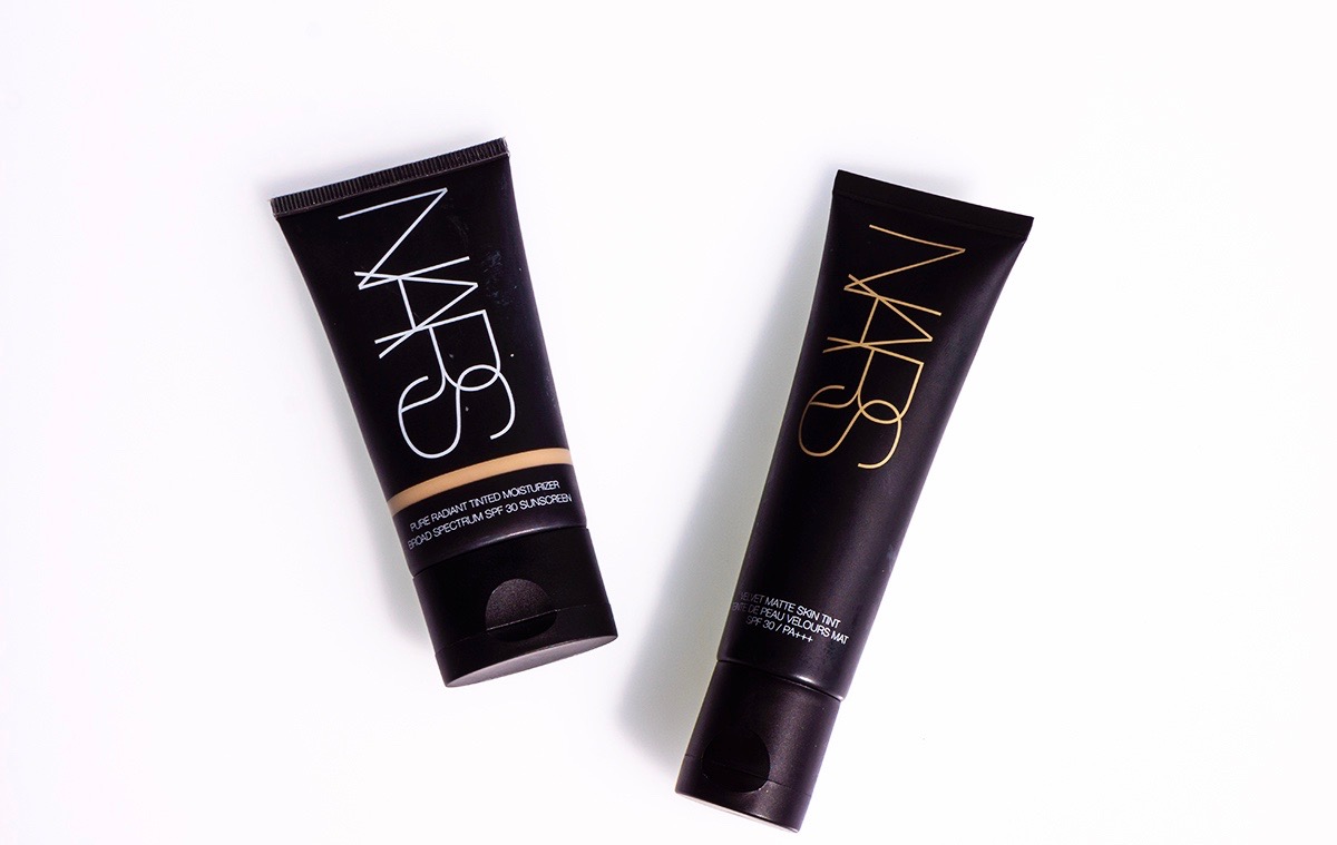 Nars Velvet matte skin tint VS Nars Pure radiant tinted moisturizer