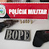 GUARNIÇÕES DO BOPE APREENDE ARMA DE FOGO EM SOUSA