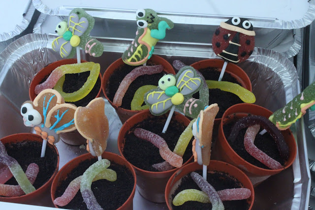  Kids flower pot desserts