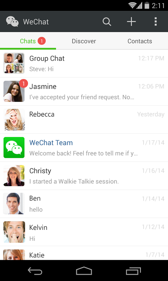 wechat app for android free download