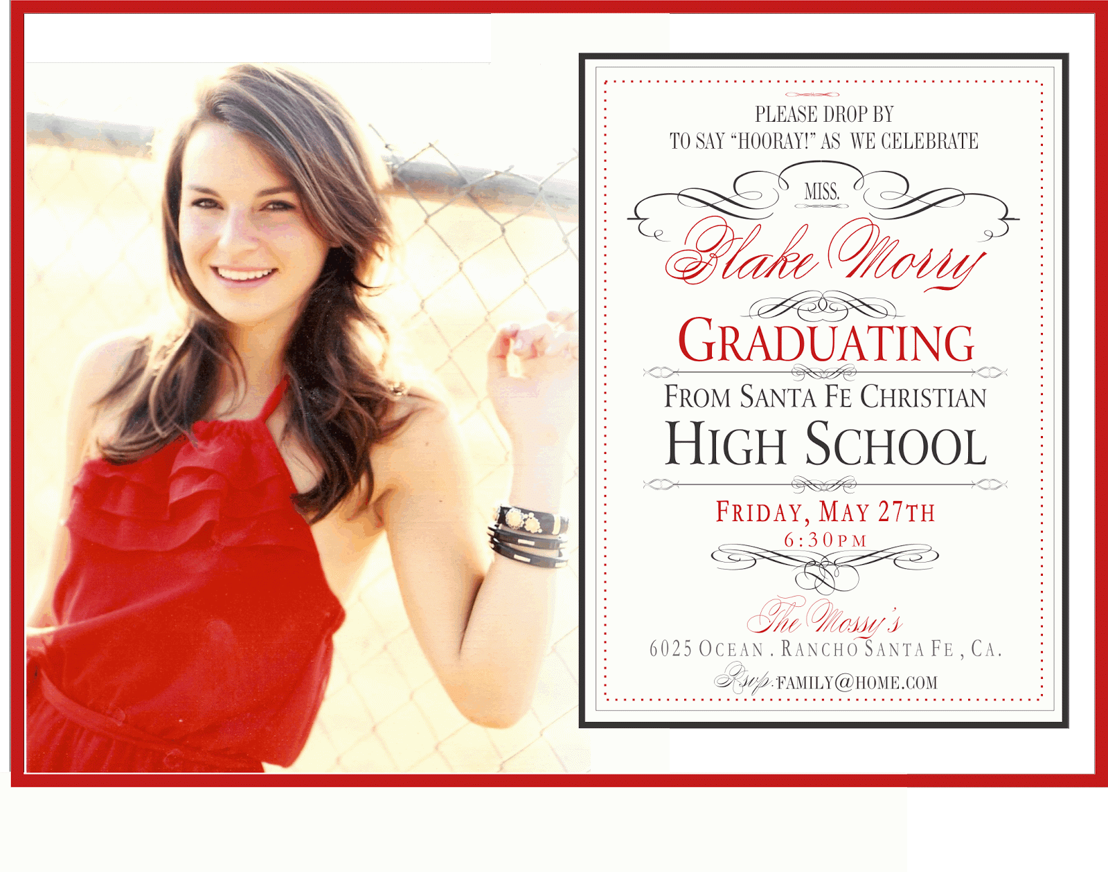 Dani s Details Whimsical Graduation Party Invite