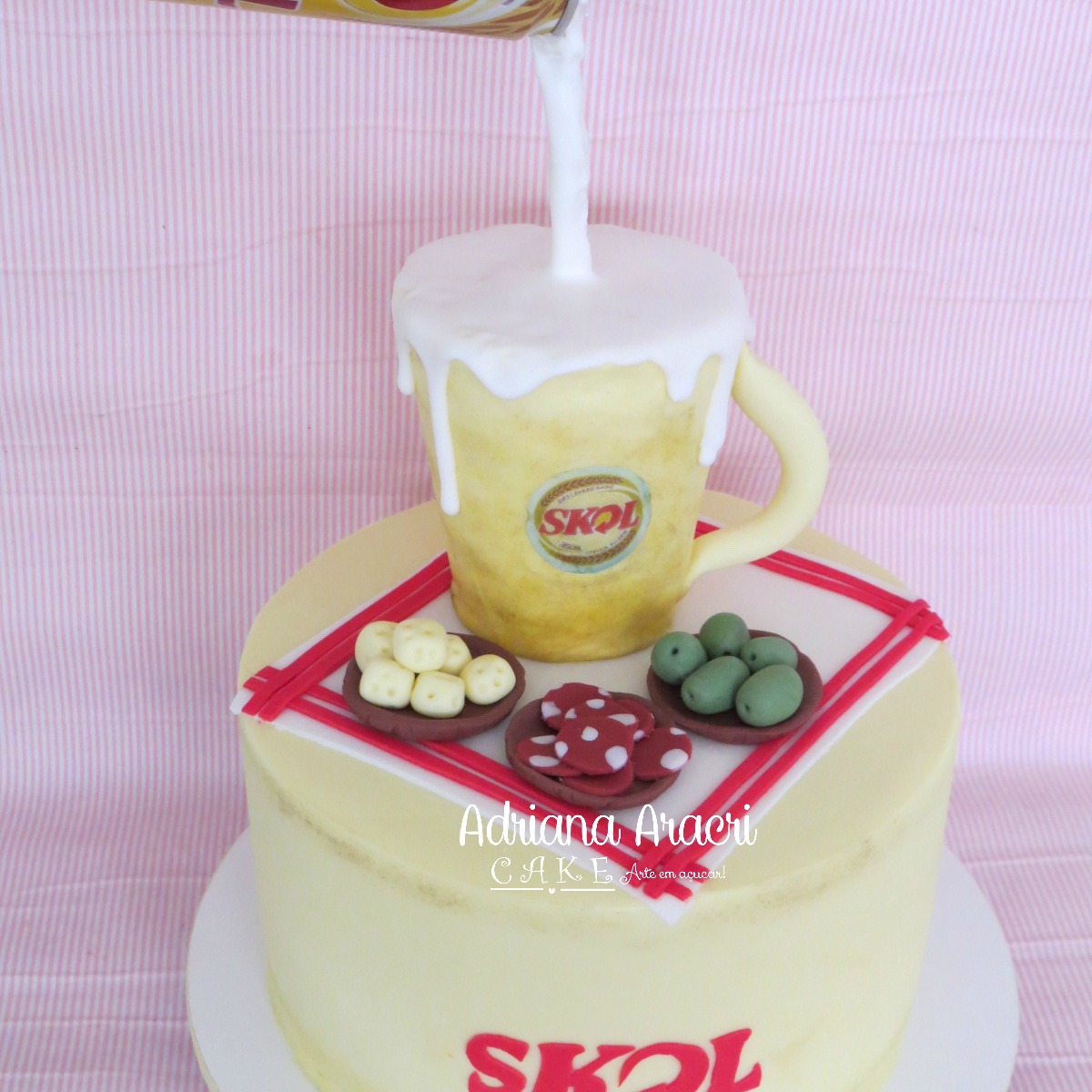 Bolo Cerveja Skol1, Adriana Cake Designer