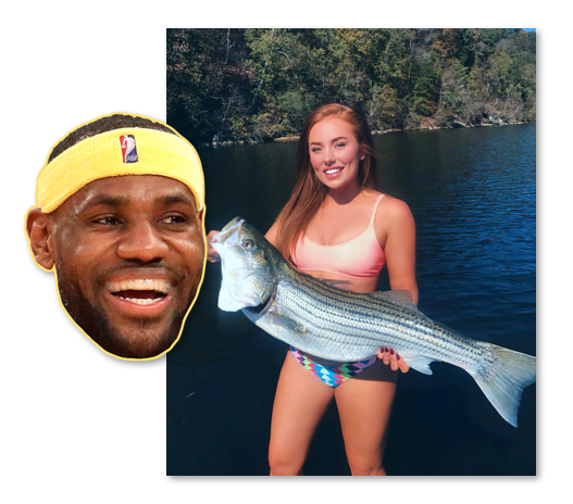 Heidi Hoback - LeBron James Instagram Model.