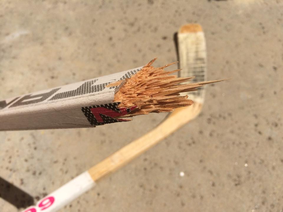 awildermode Making Use of A Broken OnePiece Hockey Stick