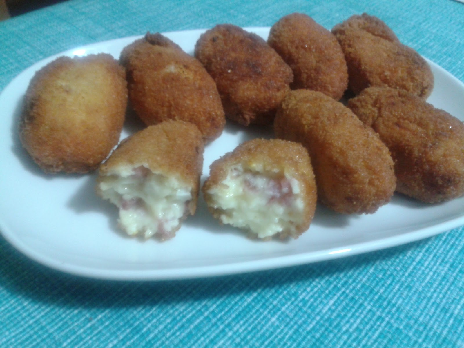 TALLER DE VIVENCIAS CROQUETAS DE JAMÓN Y HUEVO DURO