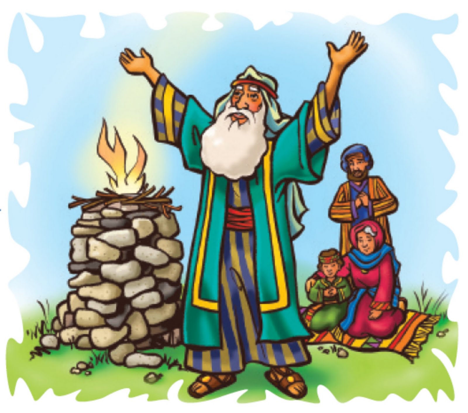 Ministério Infantil Crianças para Cristo História Bíblica de Abraão + Atividades Ministério Infantil Crianças para Cristo História Bíblica de Abraão + Atividades