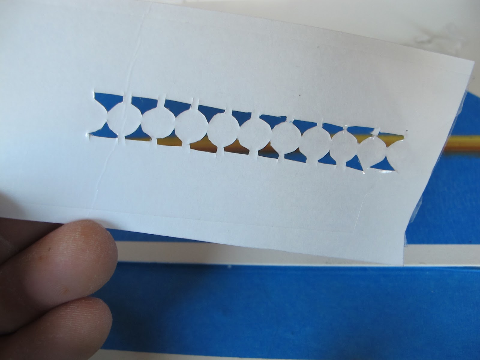 surface fragments Tutorial How to paint trompe l'oeil gold beading