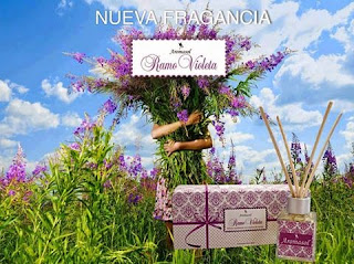 Difusor aromático, Ramo violeta Difusor aromático, Ramo violeta