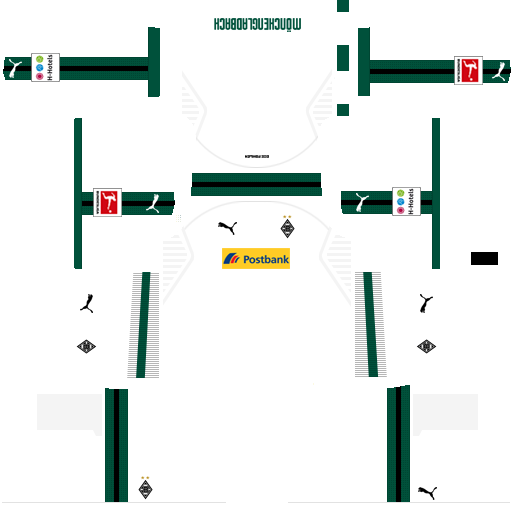 kit dream league soccer 2019 borussia monchengladbach