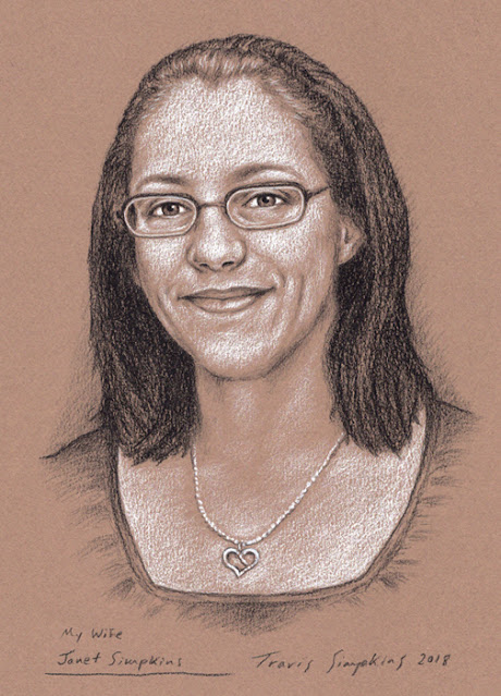 Janet Simpkins. Artist and Animator. by Travis Simpkins