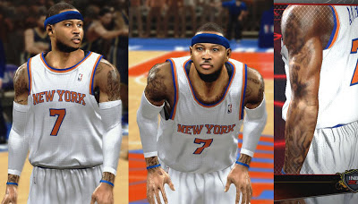 NBA 2K13 Carmelo Anthony Face NBA2K Patch