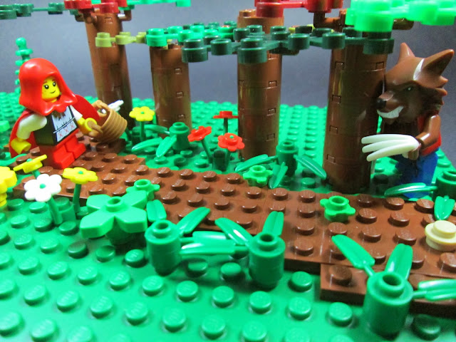 LEGO sobre a história do Capuchinho Vermelho