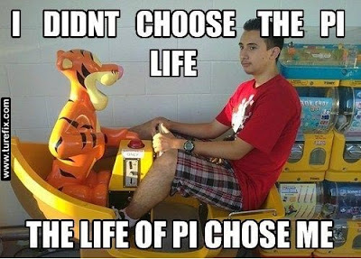 I Didn't Choose The Pi Life, funny meme picture, humor images