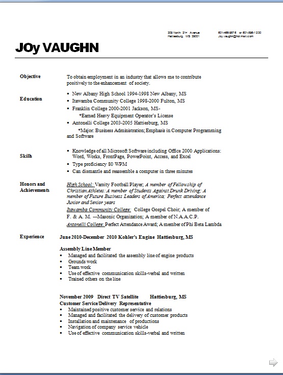 Computer Lab Technician Resume Format in Word Free Download