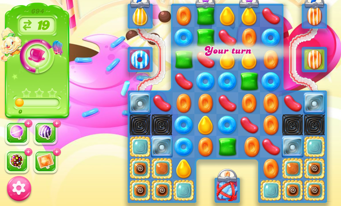 Candy Crush Jelly Saga level 694 Candy Crush Jelly Saga level 694