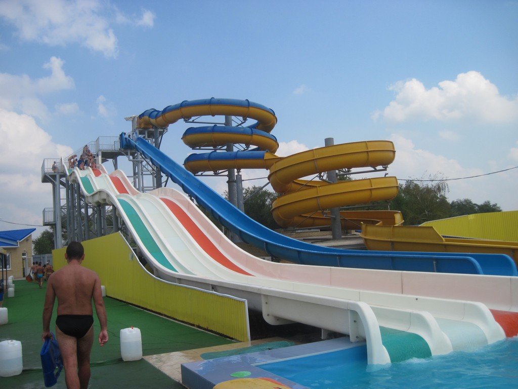 Аквапарк с белая глина