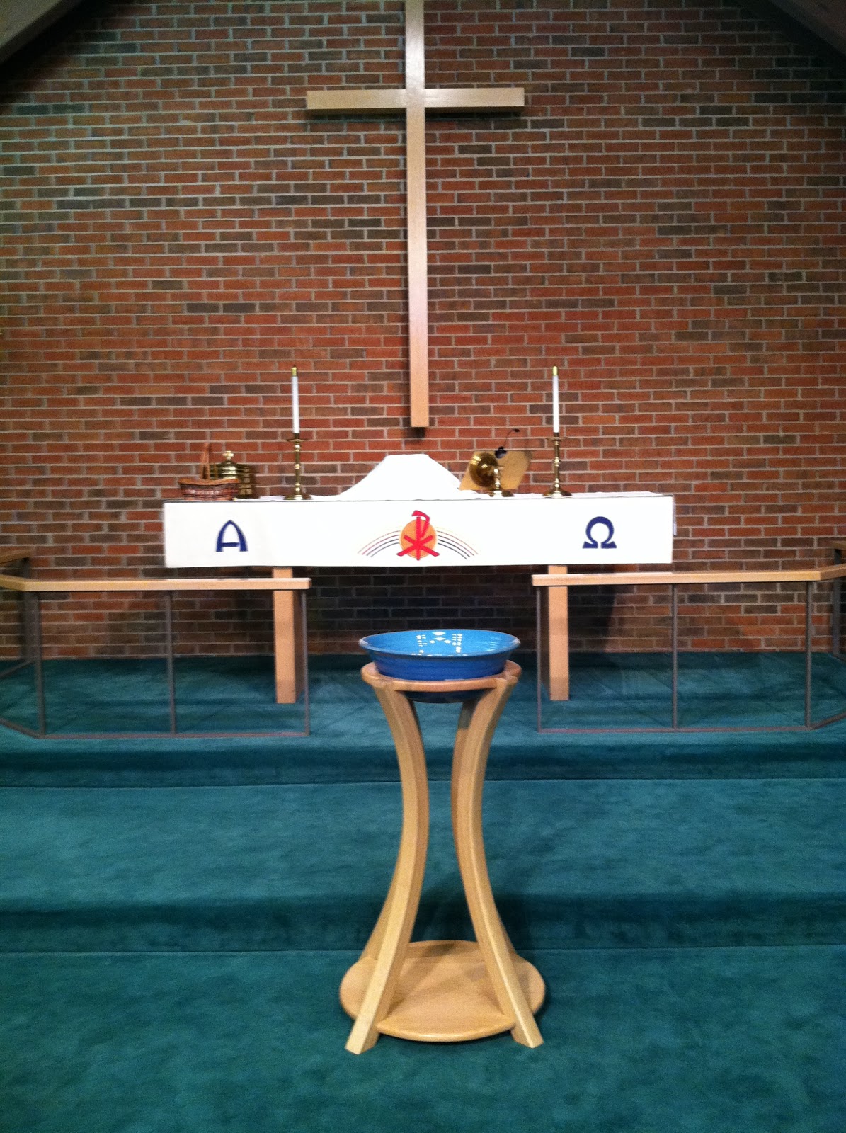 Our Savior Lutheran Church of Gatlinburg New Baptismal Font dedicated