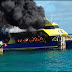 Se incendia ferry en Isla Mujeres. No se reportan lesionados