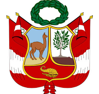 Segundo Escudo Nacional del Perú Dibujo del Segundo Escudo Nacional del Perú a colores