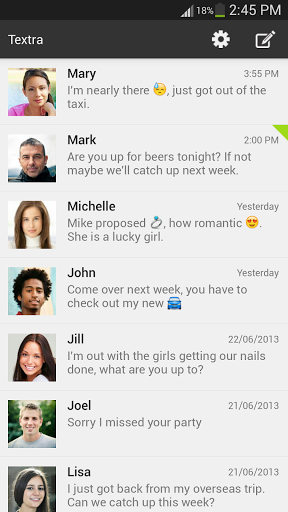 Time to replace your native SMS Android App with Textra SMS...its free for Android devices