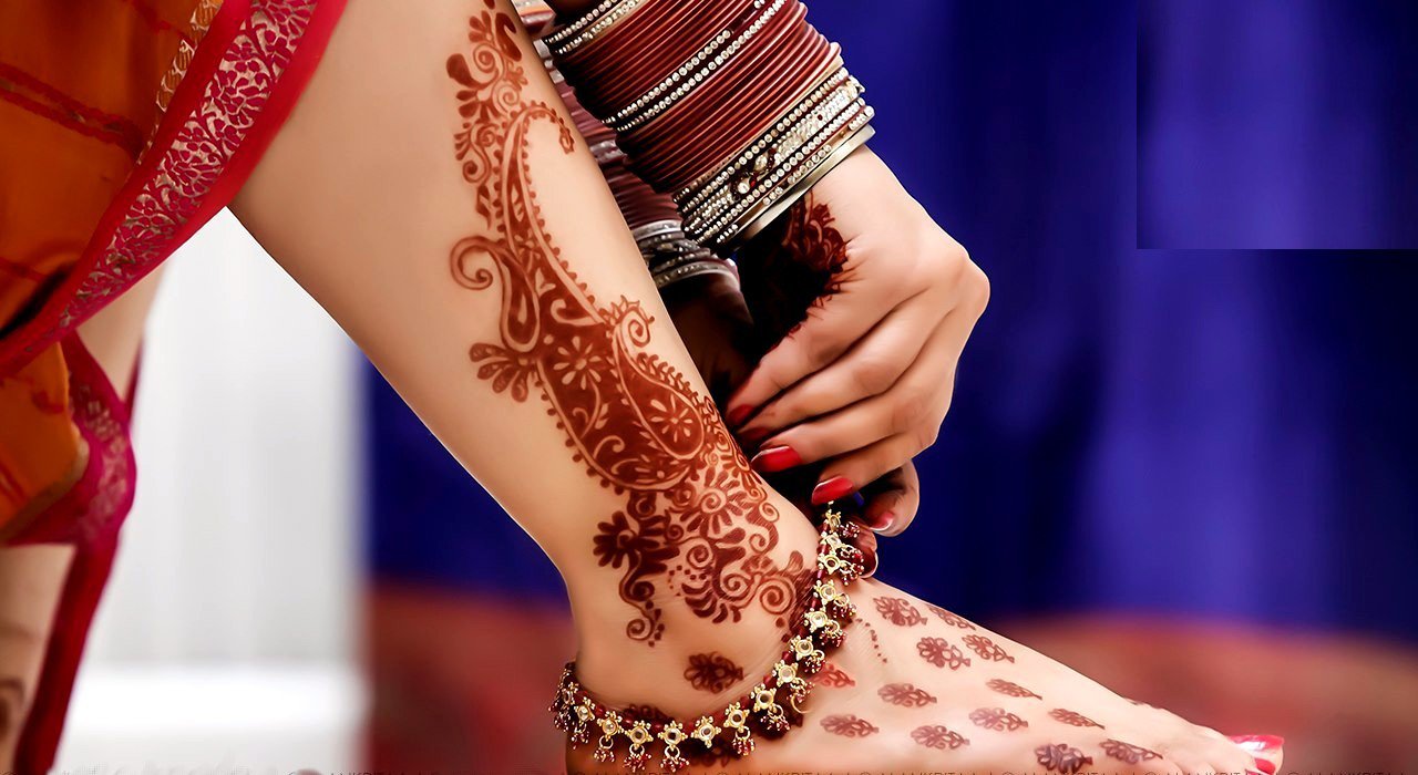 36 stylish and modern mehandi designs for foot and legs anklet design mehndi