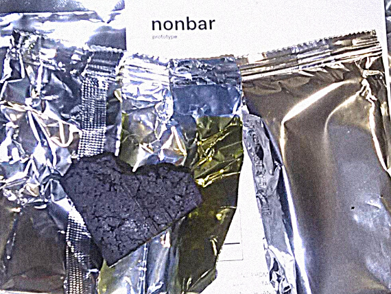 heart shaped remnant of black-green nonbar by eatnonfood.com