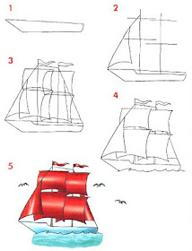 Cómo dibujar un velero