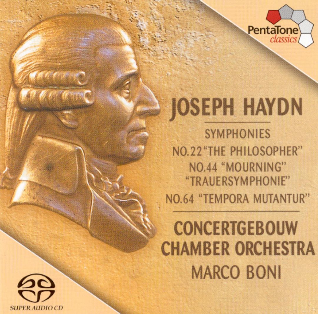 Música clásica Haydn Boni Sinfonías nº 44, 22 y 64