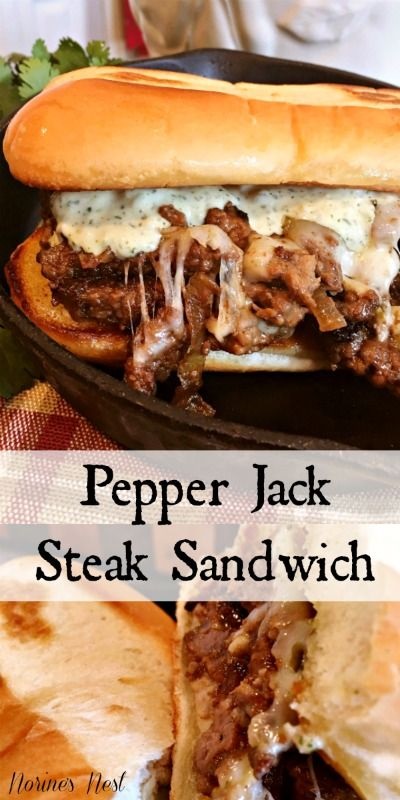 Pepper Jack Steak Sandwiches