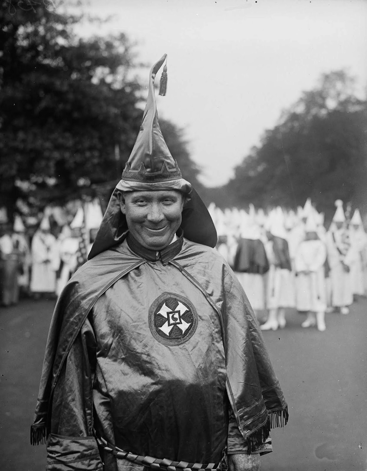 Hiram Wesley Evans, Grand Wizard of the Ku Klux Klan.