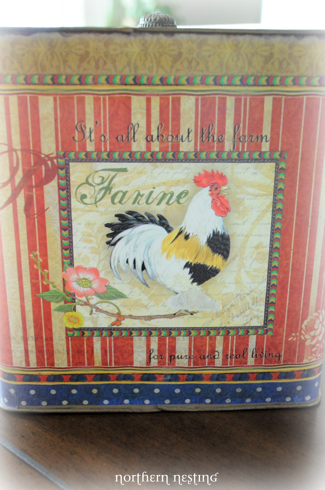 Northern Nesting Country French Tins