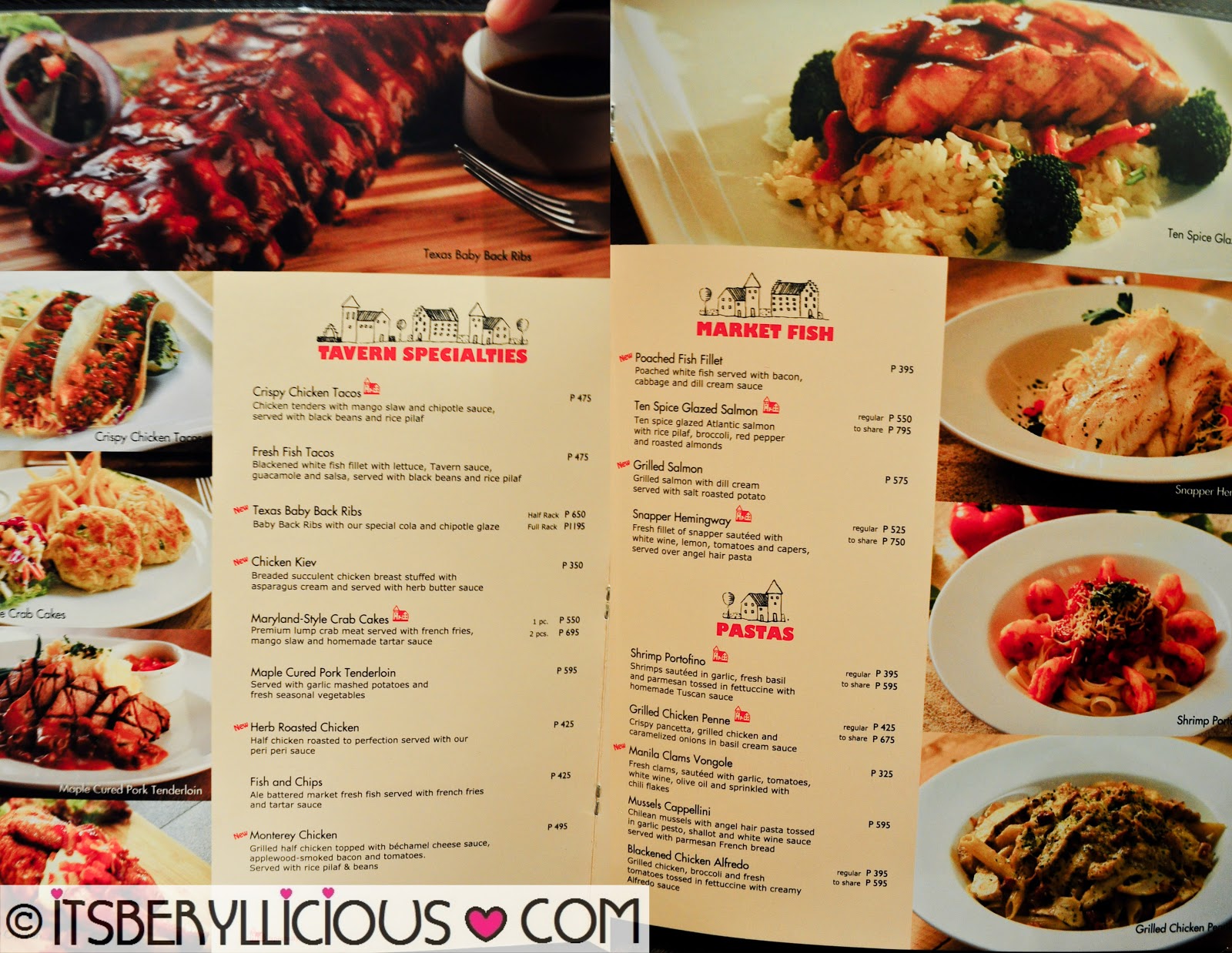 Village Tavern Classic American Dishes Bonifacio High Street