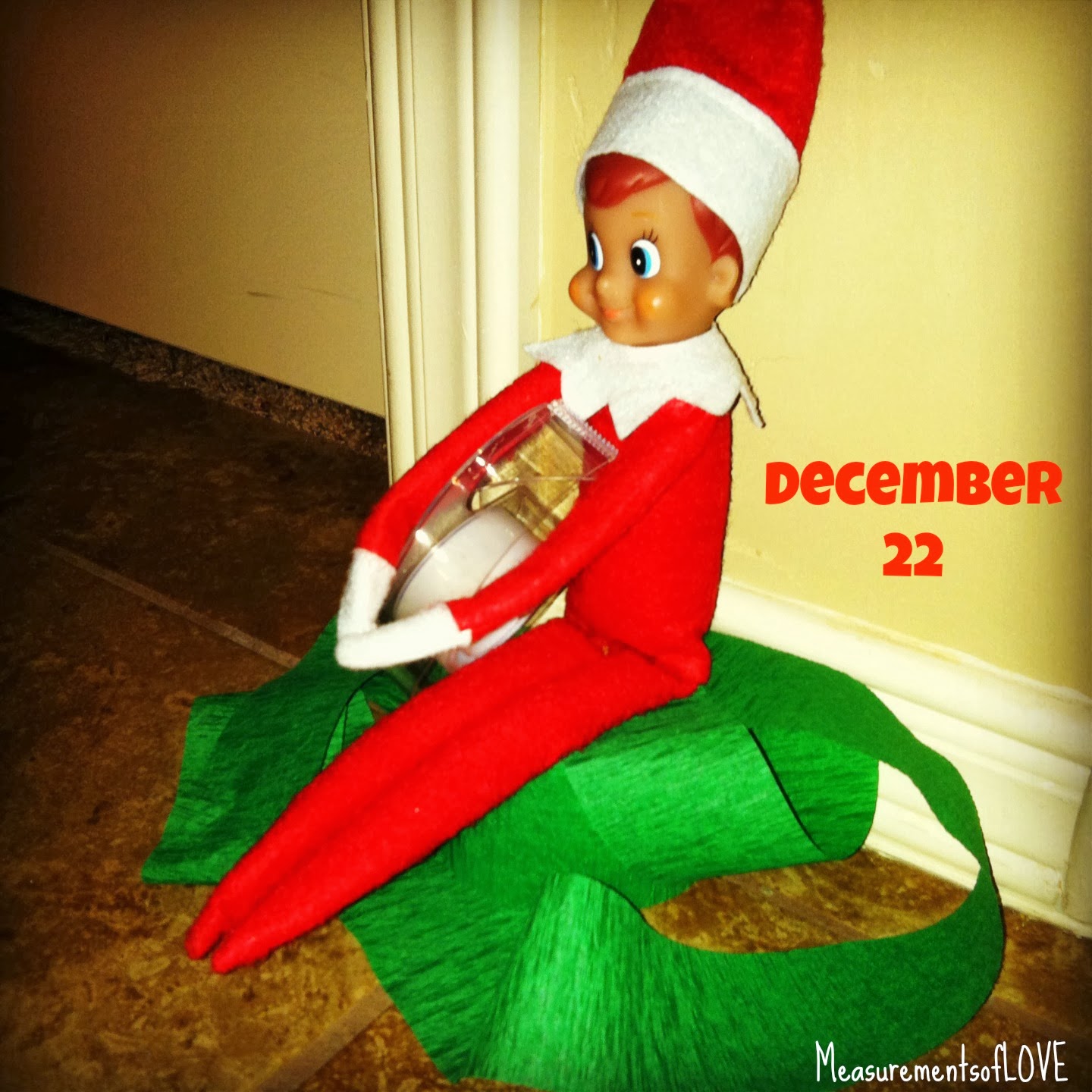 Measurements of Merriment Elf on the Shelf Happy Grinchmas