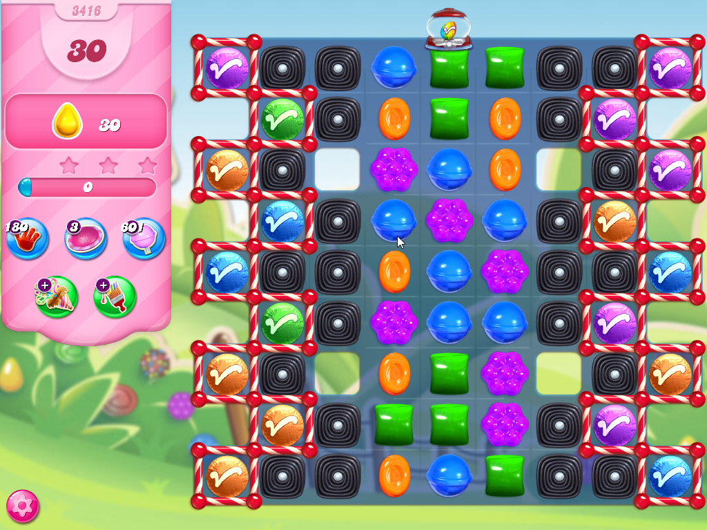 Candy Crush Saga level 3416 Candy Crush Saga level 3416