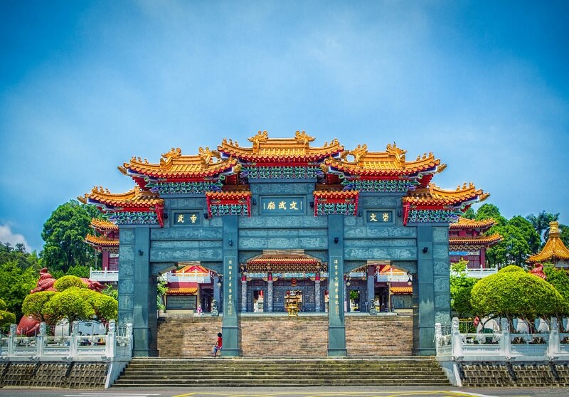 Kết quả hình ảnh cho VÄn Võ Miếu á» Äà i Loan