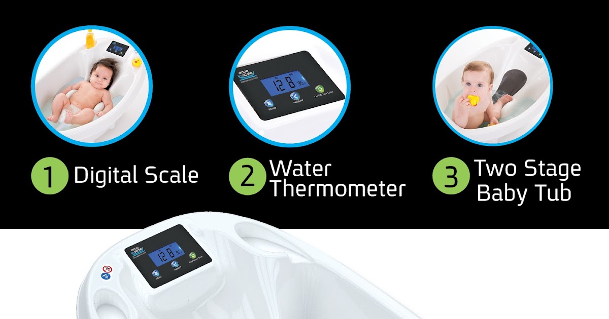 Aqua Scale 3in1 Digital Scale Baby Tub