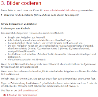 Screenshot (Auszug) Screenshot mit Auszug aus der Seite