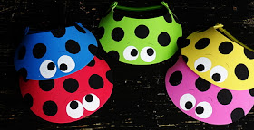 http://craftsbyamanda.com/ladybug-craft-sun-visors/