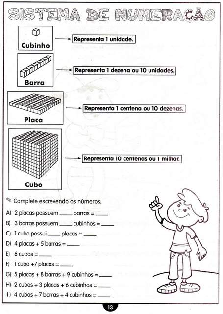 atividades de matematica para o 4 ano